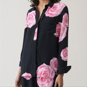 SOLD Ganni Rose Blouse